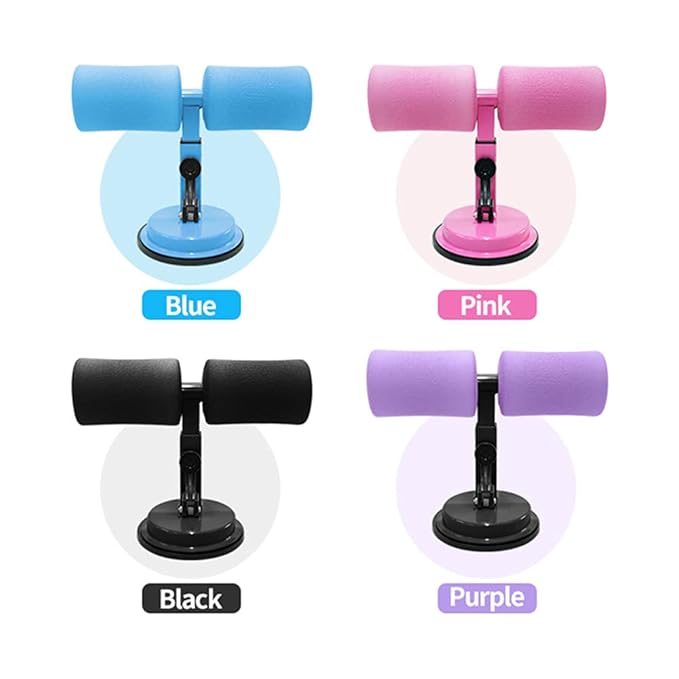 Sit-Up Bar with Foam Handle and Rubber Suction Seat Up Fitness Equipment Delhi Mart