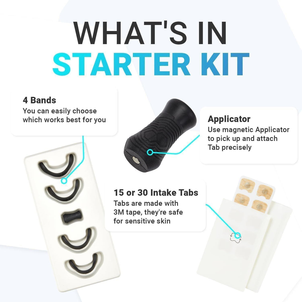 Nasal Strip Starter Kit - Boost Oxygen Intake Reduce Snoring (1 Set) Delhi Mart