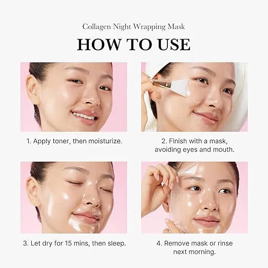 SS Medicube Collagen Overnight Wrapping Peel Off Facial Mask Pack 5912