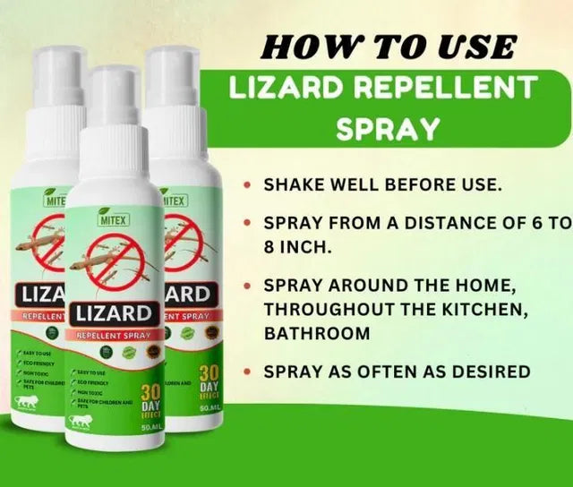 Lizard Spray Pack of 3 50ml Each Delhi Mart
