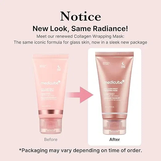 SS Medicube Collagen Overnight Wrapping Peel Off Facial Mask Pack 5912