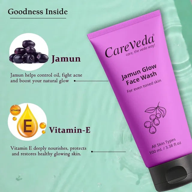 Jamun Glow Face Wash 100 ml Delhi Mart
