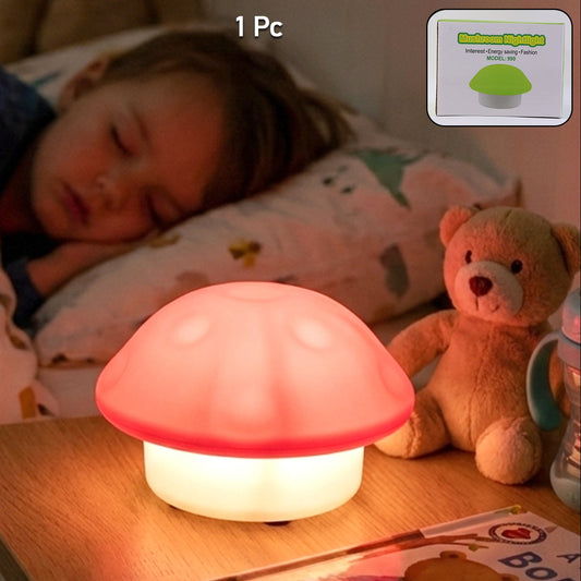 Mushroom Shaped Led Night Light (1 Pc Mix Color)